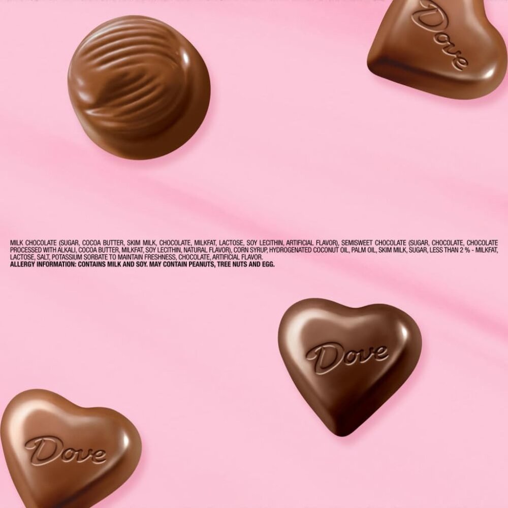 Assorted Chocolate Hearts & Truffles, 5.82 oz Heart Tin - Picture 3 of 8